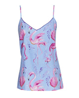 Cyberjammies Zoey Flamingo Print Cami in Blue
