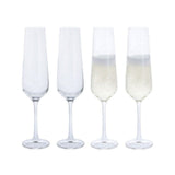 Dartington Cheers! Champagne Flute, Set of 4