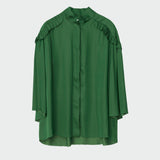 DAY Birger ét Mikkelsen Mateo Modern Drape Blouse Green