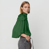DAY Birger ét Mikkelsen Mateo Modern Drape Blouse Green