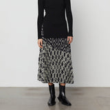 DAY Birger ét Mikkelsen Mia Graphic Mix Skirt Black