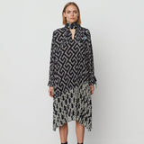 DAY Birger ét Mikkelsen Oscar Graphic Mix Dress Black