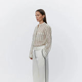 DAY Birger ét Mikkelsen Yrsa Sheer Stripe in Pistachio Shell