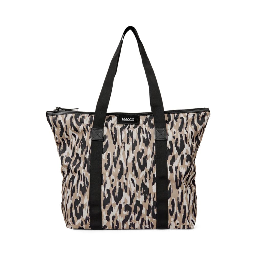 DAY ET Gweneth RE P Script Tote Bag in Leopard Print Elys Wimbledon