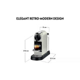 De'Longhi Citiz Pod Coffee Machine In White