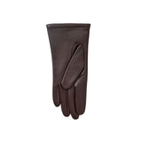 Dents Ginny Single-Point Lined Leather Gloves In Mocca