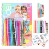TOPModel Colouring Book With Pen Set