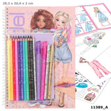 Topmodel Colouring Book With Pen Set