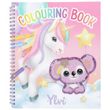 Ylvi Colouring Book With Unicorn & Sequins