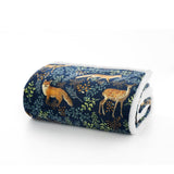 Deyongs Fox And Deer Sherpa Throw 140x180cm