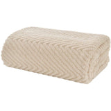 Deyongs Hemsworth Almond Throw In Cream, 130 x 170cm