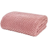Deyongs Hemsworth Throw In Blush, 130 x 170cm