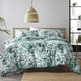 Deyongs Bamboo Green Cotton Bedlinen Duvet Set Size Double