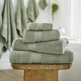 Deyongs Egyptian Embrace Face Cloth In Sage