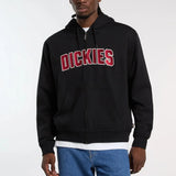 Dickies Aitkin Zip Pullover Hoodie In Black
