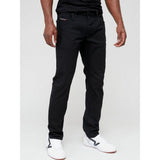 Diesel 1986 Larkee Regular Tapered Jeans In Black