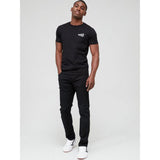 Diesel 1986 Larkee Regular Tapered Jeans In Black