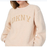 DKNY Chill In Style Top Jogger Set In Silk Cocoon