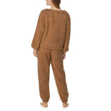 DKNY Chill In Style Top Jogger Set In Tan