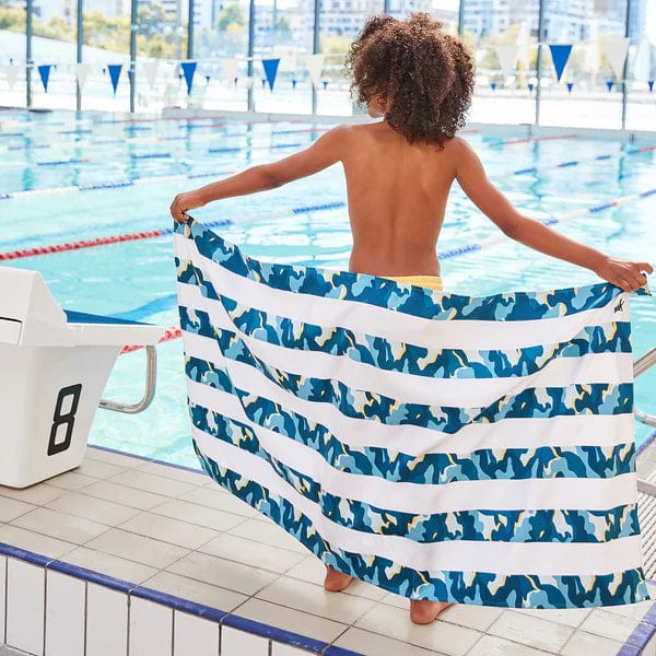 Dock & Bay Kids Beach Towels - Cool Camo Large (160x90cm)