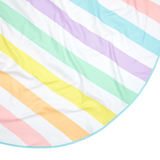 Dock & Bay Unicorn Waves Round Towel Multi Stripe