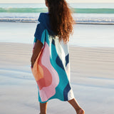 Dock & Bay Get Wavy Poncho Medium