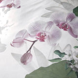 Dreams & Drapes Soiree Lotus Floral Print 100% Cotton 200 Thread Count Duvet Cover Set