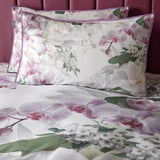 Dreams & Drapes Soiree Lotus Floral Print 100% Cotton 200 Thread Count Duvet Cover Set