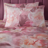 Dreams & Drapes Soiree Rose Bloom Print 100% Cotton 200 Thread Count Duvet Cover Set