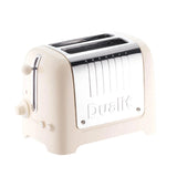 Dualit 2 Slice Toaster In Canvas White