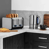 Dualit Architect 1.5L Kettle In Brushed Stainless Steel/Black