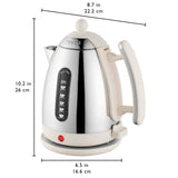 Dualit Cordless Jug Kettle Canvas In White