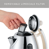 Dualit Cordless Jug Kettle Canvas In White