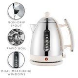 Dualit Cordless Jug Kettle Canvas In White