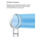 Dyson Cool™ CF1 Desk Fan In Silver/White
