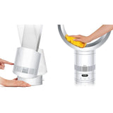 Dyson Cool™ CF1 Desk Fan In White Silver