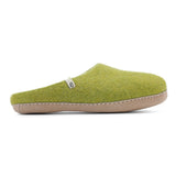 Egos Mule Wool Slippers Green