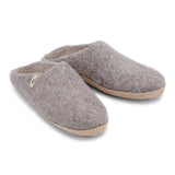Egos Mule Wool Slippers Grey