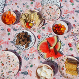 Eleanor Bowmer Set of 4 Picnic Dinner Plates Dalmatian & shell