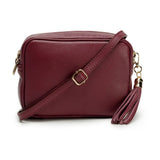 Elie Beaumont Crossbody Bag In Wine