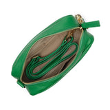 Elie Beaumont Crossbody Camera Bag Emerald Green Aztec Strap