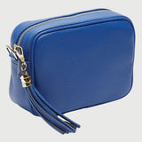 Elie Beaumont Crossbody Camera Bag Midnight Blue Star Strap