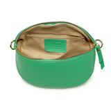 Elie Beaumont Crossbody Sling Bag Apple Green