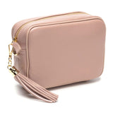 Elie Beaumont Crossbody Tassel In Blush