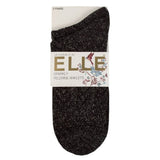 ELLE 2 Pairs Sparkly Pelerine Anklet In Black