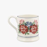 Emma Bridgewater Antique Roses Half Pint Earthenware Mug in Pink