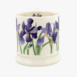 Emma Bridgewater Flowers Blue Iris Half Pint Mug