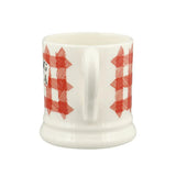Emma Bridgewater Red Gingham Blooming Good Tea 1/2 Pint Mug