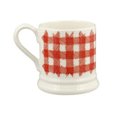 Emma Bridgewater Red Gingham Blooming Good Tea 1/2 Pint Mug