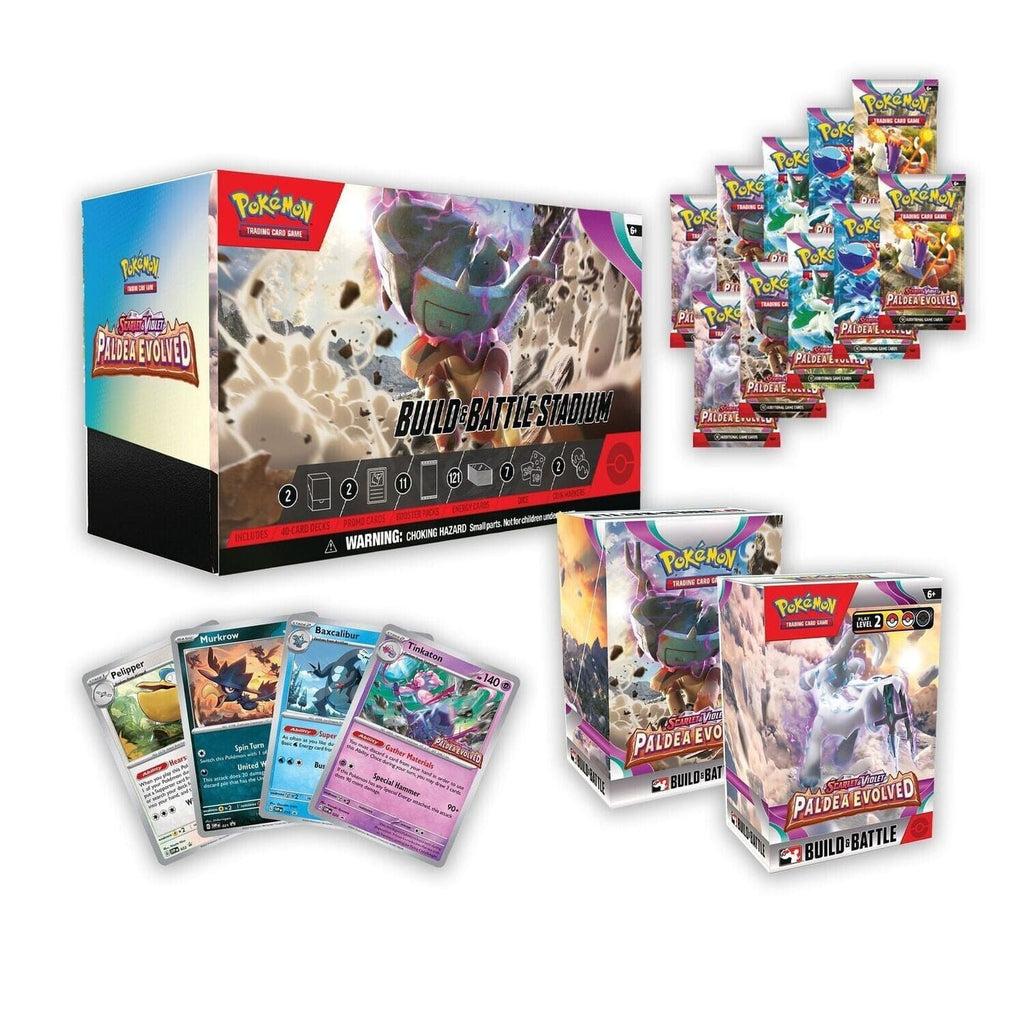 Pokmon TCG - Scarlet & Violet: Paldea Evolved - Build & Battle Stadiu Pokmon TCG - Scarlet & Violet: Paldea Evolved - Build & Battle Stadiu
